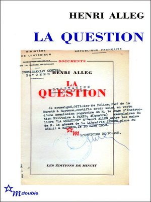 cover image of La Question